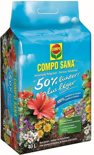COMPO SANA Universal Potting Soil approx. 50% Lighter 40L - 2 pcs