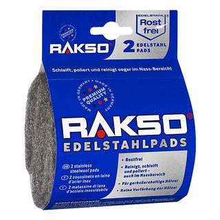 RAKSO Steel Wool DIY Pad (2 pads extra-fine)