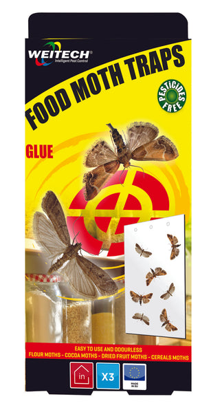 Weitech Food Moth 3 Pack Trap