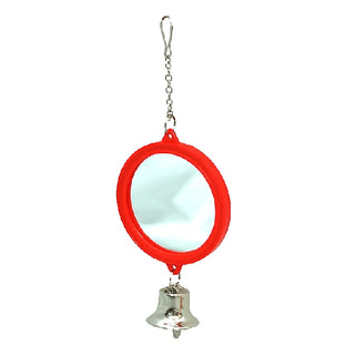 BEAKS Small Double Sided Mirror and Bell on Chain