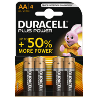 Duracell Plus Power Alkaline AA/MN1500 4x Blister - 20 blisters per doos