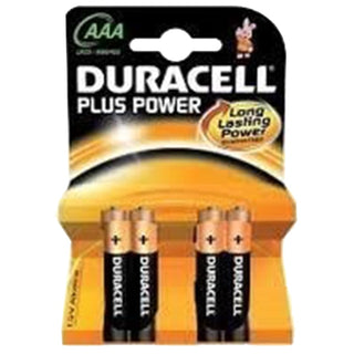 Duracell Plus Power Alkaline AAA/MN2400 4x blisterverpakking
