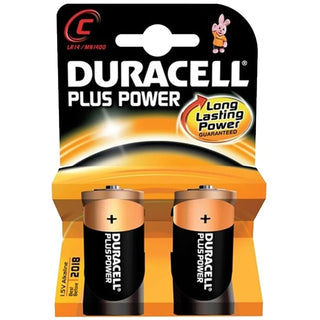 Duracell Plus Power Alkaline C/MN1400 2x blisterverpakking