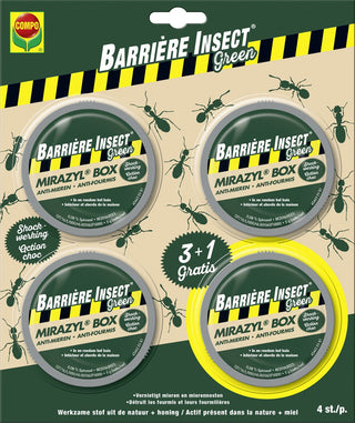 COMPO Barriére Insect Green Mirazyl Box Anti Mieren 4 per verpakking