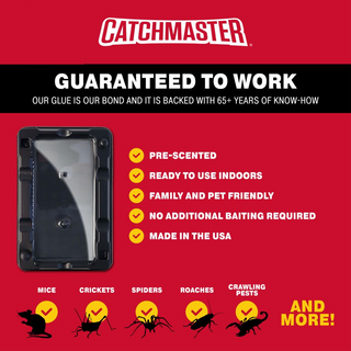 Catchmaster® Mouse Size Glue Traps 4 per pack