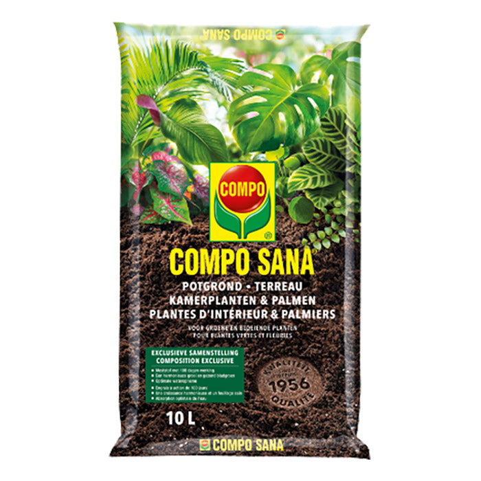 potting mix for palms COMPO SANA® Potting Soil House Plants & Palms 10L – BYDOO