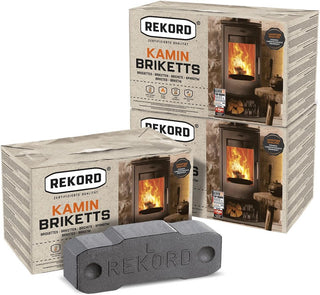 REKORD bundled briquettes paper bag - 90pcsx10kg - 900kg
