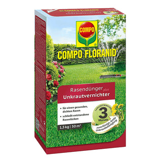 COMPO Floranid Lawn Fertilizer With Weed Control - 50 M² 1.5KG