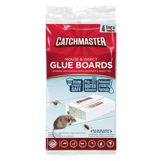 Catchmaster® Muis-insecten- en slangenlijmborden 4 stuks per verpakking