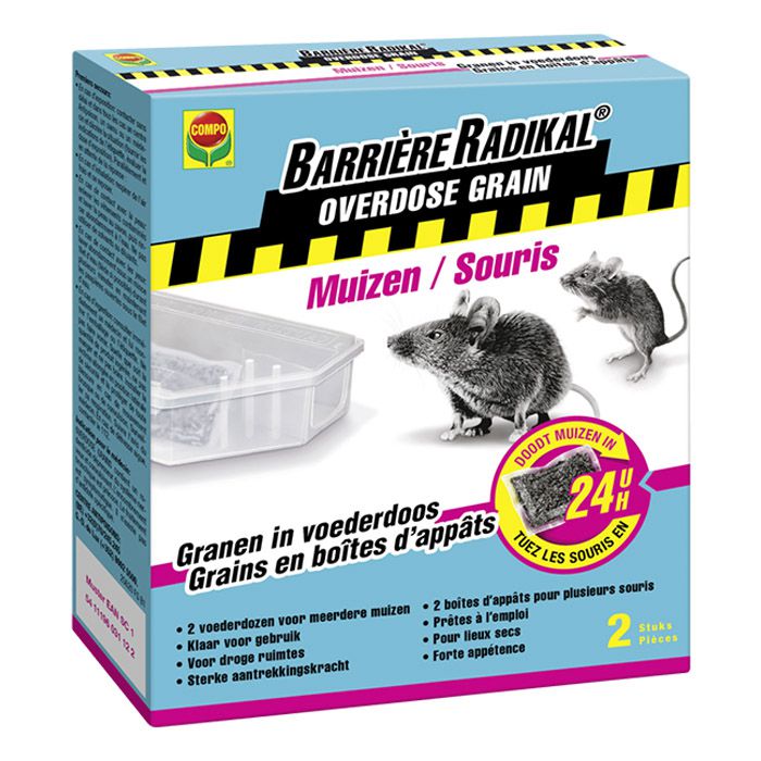 Compo Barriere Radikal Overdose Grains for Mouse with Feeder