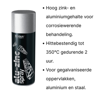BIODUR - Aluminium Zinc Spray - 400 ml