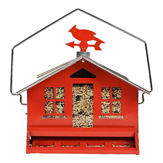 Squirrel-Be-Gone Home Style Feeder Red