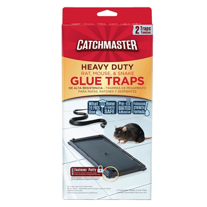 Catchmaster® Heavy Duty Rat Traps w/ Hercules Putty™ 2 per pack