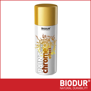 BIODUR - Spray Paint Chrome Effect - Gold - 400ml