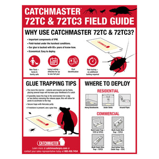 72TC - 72 st. per doos - Catchmaster® Muis Insectenlijmborden