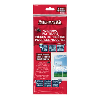 Catchmaster® vliegenval met helder raam, 4 stuks per verpakking