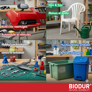 BIODUR Transparent Plastic Primer Spray - 400ml - High Adhesion & Coverage - Quick-Dry - Indoor/Outdoor - Lightly Pigmented