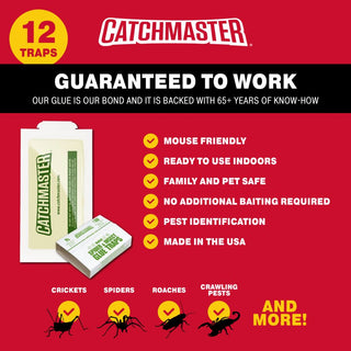 Catchmaster® Crawling Pest & Insect Glue Trap