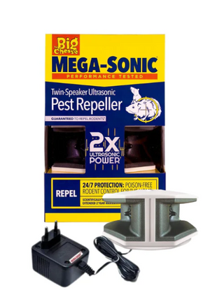 The Big Cheese Ultra Power Mega-Sonic® Twin-Speaker Ultrasonic Pest Repeller