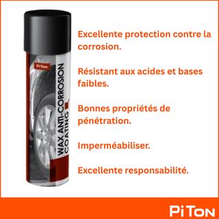 PiTon - Wax anticorrosiecoating spuitbus - 500 ml