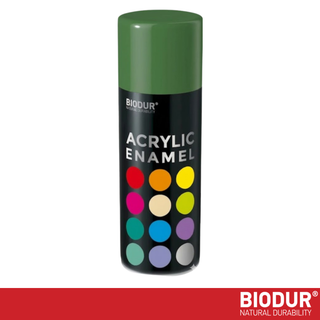 BIODUR - Universal Acrylic Enamel Paint - Aerosol Spray Can - High Gloss - 400 ml - UV and Weather Resistant - Quick-Dry Spray Paint - Indoor/Outdoor