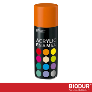 BIODUR - Universal Acrylic Enamel Paint - Aerosol Spray Can - High Gloss - 400 ml - UV and Weather Resistant - Quick-Dry Spray Paint - Indoor/Outdoor