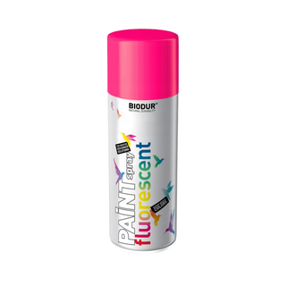 BIODUR Fluorescerende Neon Acryl Spuitverf - 400ml - Hoge Dekkracht - Sneldrogend - Weerbestendig - Multi-Oppervlak Binnen & Buiten