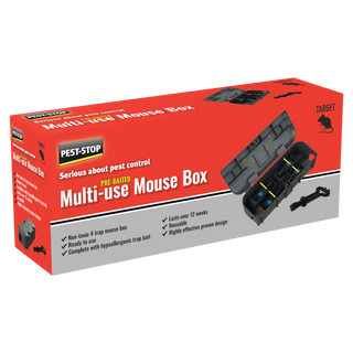 Pest Stop Pre-baited Multi-use Mouse Box- 1pc