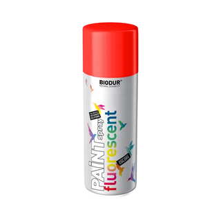 BIODUR Fluorescerende Neon Acryl Spuitverf - 400ml - Hoge Dekkracht - Sneldrogend - Weerbestendig - Multi-Oppervlak Binnen & Buiten