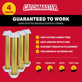 Catchmaster® Gold Gold Stick™ Fliegenfänger - mit Lockstoff für mehrere Köder