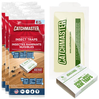 Catchmaster® Crawling Pest & Insect Glue Trap - 4pc per pack - 24 packs per box