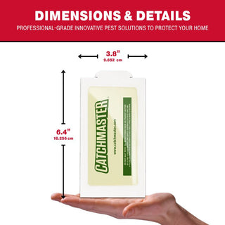 Catchmaster® kruipende ongedierte- en insectenlijmval - 4 stuks per verpakking - 24 verpakkingen per doos