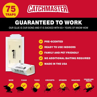 Catchmaster® Bulk Mouse & Insect Glue Boards