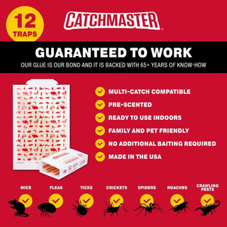 Catchmaster® Mouse Insect & Snake Glue Boards 2 per pack