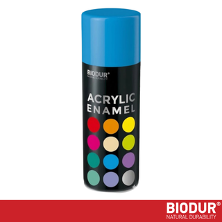 BIODUR - Universal Acrylic Enamel Paint - Aerosol Spray Can - High Gloss - 400 ml - UV and Weather Resistant - Quick-Dry Spray Paint - Indoor/Outdoor