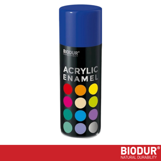 BIODUR - Universal Acrylic Enamel Paint - Aerosol Spray Can - High Gloss - 400 ml - UV and Weather Resistant - Quick-Dry Spray Paint - Indoor/Outdoor