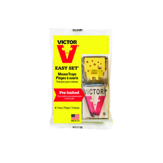 Victor® Easy Set Mouse Trap 4 per pack