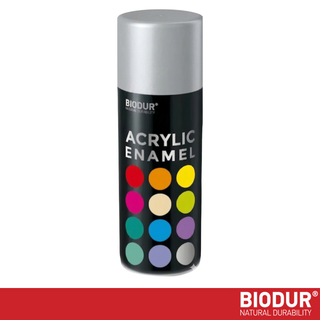 BIODUR - Universal Acrylic Enamel Paint - Aerosol Spray Can - High Gloss - 400 ml - UV and Weather Resistant - Quick-Dry Spray Paint - Indoor/Outdoor