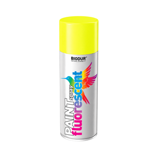 BIODUR Fluorescerende Neon Acryl Spuitverf - 400ml - Hoge Dekkracht - Sneldrogend - Weerbestendig - Multi-Oppervlak Binnen & Buiten