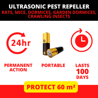 Weitech - Ultrasonic Pest Repeller 60sqm