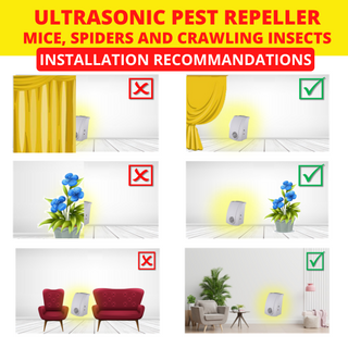 Weitech - Ultrasonic Pest Repeller 60sqm