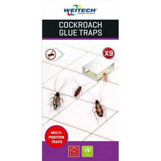 Weitech Cockroach Glue Trap - 9pcs per box