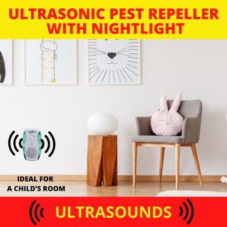 Weitech Nightlight Pest Repeller Ultrasonic 90 m2