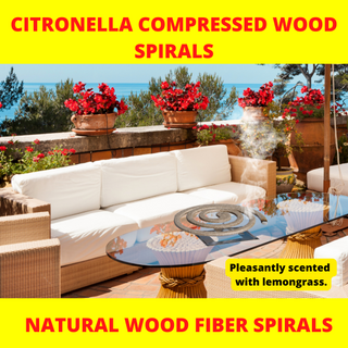 Weitech Citronella Compressed Wood Spiral against mosquitoes - 10 pcs per box