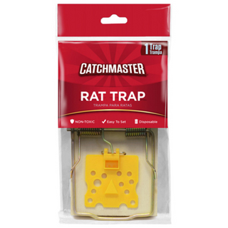 Catchmaster® Houten Val in rattenformaat (uitgebreide trekker)