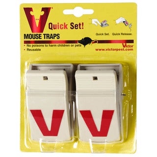 Victor Quick-Set Mouse Trap 2 per pack