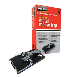 Pest-Stop Eenvoudig in te stellen metalen muizenval