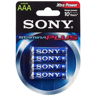 Sony alkaline plus AAA 4x Blister - 12 blister per box