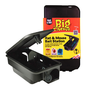 The Big Cheese Rat & Mouse Bait Station - Durable & Lockable Box for Rodenticide 1x3 pc