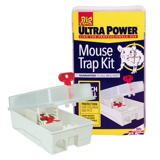 The Big Cheese Ultra Power Mouse Trap Kit - Lockable, Baited & Effective 1 pc